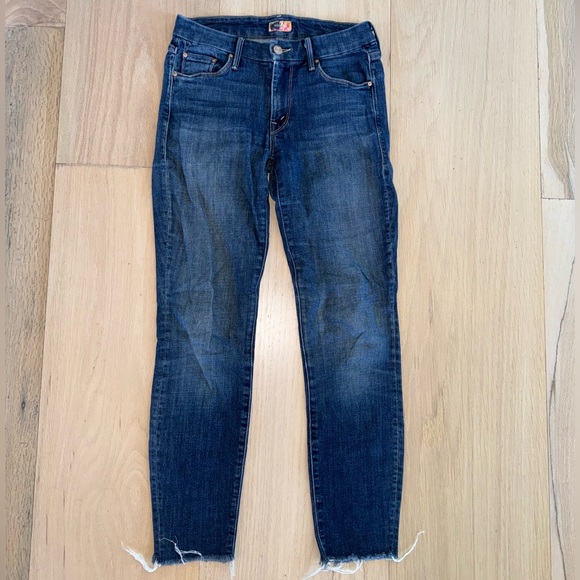 MOTHER Denim - MOTHER Jeans Looker Ankle Fray Girl Crush Size 26
